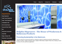 Dolphin Dispensors web site screen shot